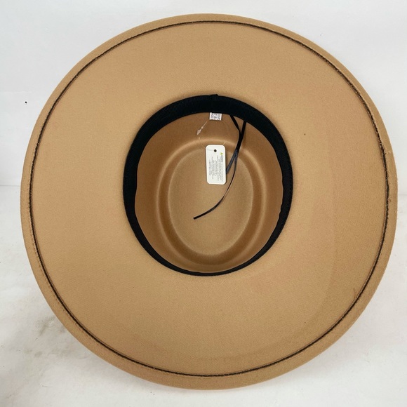 PECAN CAMEL Fedora rancher Felt Hat - Picture 9 of 10